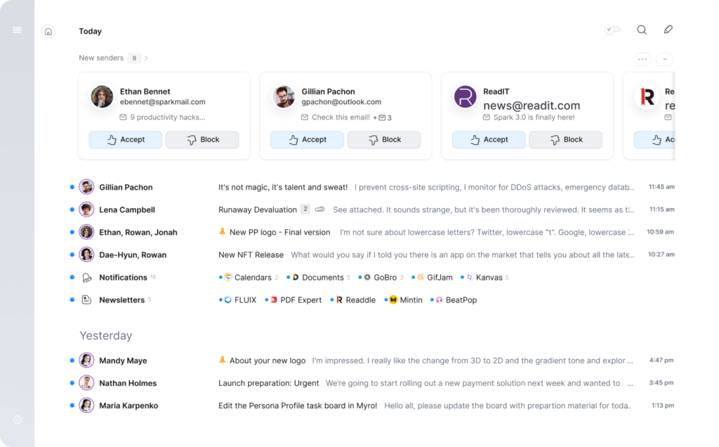 Sparkmail tu gestor de correo