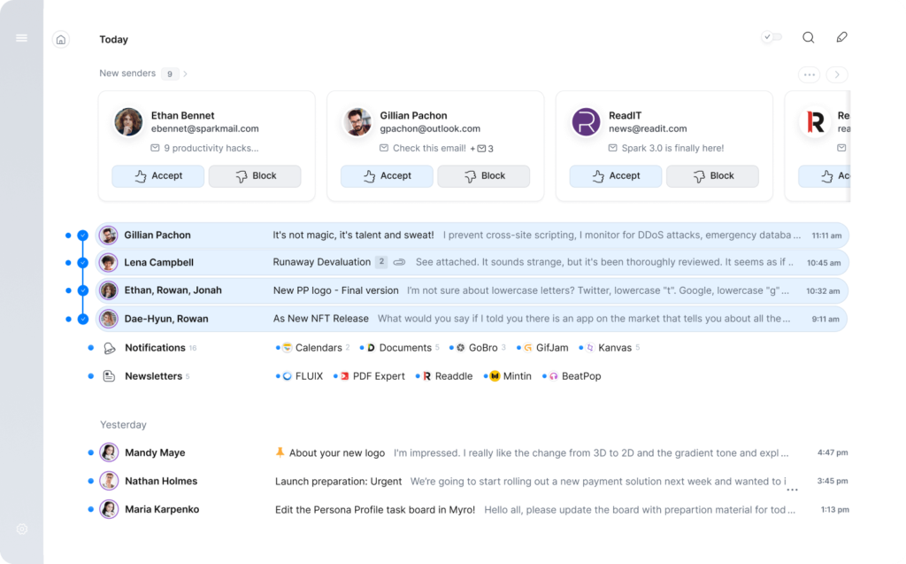 Sparkmail tu gestor de correo